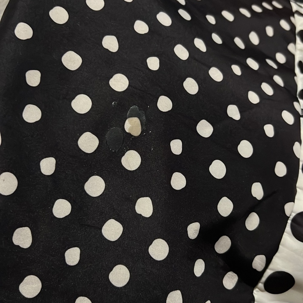 Betsey Johnson • Polka Dot Duffle HUGE Weekender Nylon Bag Travel Y2k Pattern - Picture 6 of 8